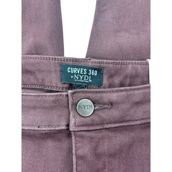 NYDJ Curves 360 Women's Plus Size 24 SHORT Slim Straight Ankle Jeans Stretch NWT - Picture 6 of 16